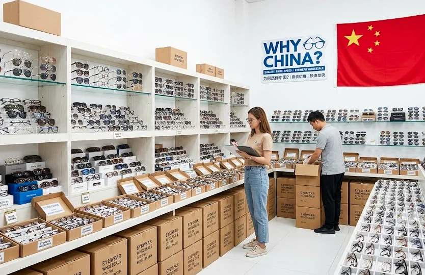 china sunglasses factory production supply chain bulk manufacturing eyewear