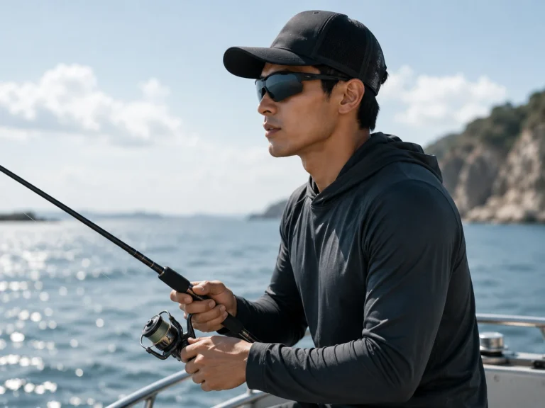 Fishing Glare reduction and side coverage. Polarized lenses make sense here