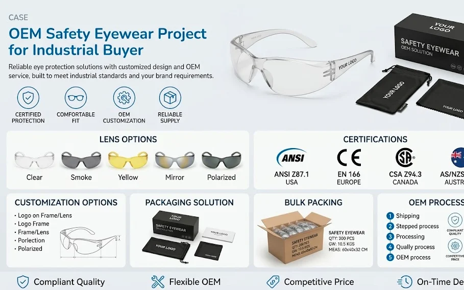 Industrial Safety Eyewear OEM from China manufacturer
