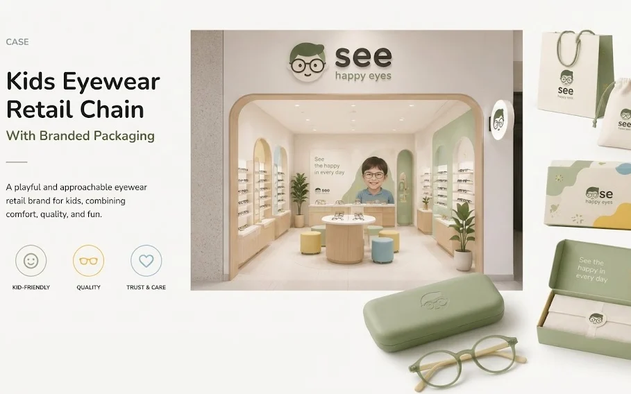 Kids Eyewear Retail Chain Project from eyewear manufacturer