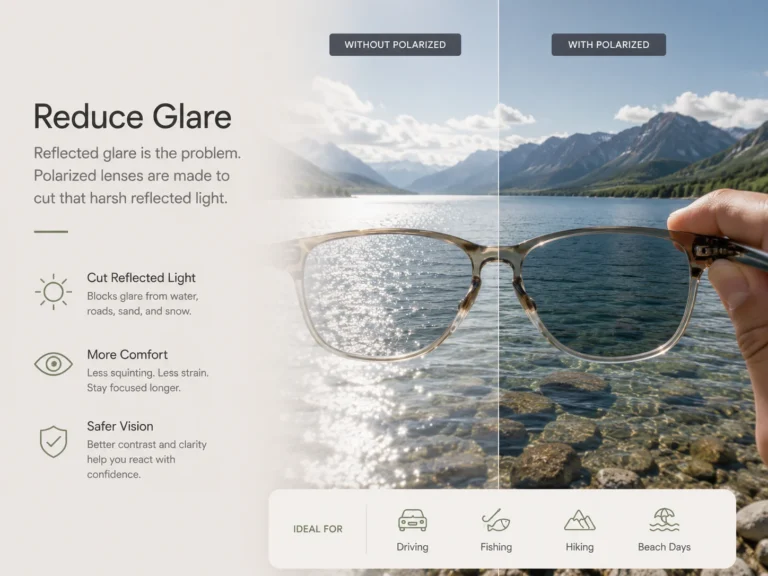Polarized Lens Benefits Reduce Glare
