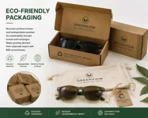 Eco-Friendly Packaging of Promotional Sunglasses