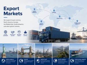 Export Markets of sunglasses factory