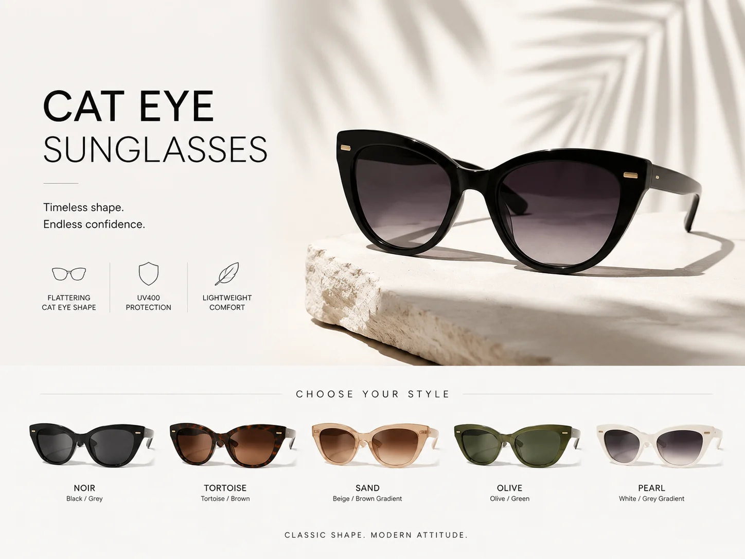 Fashion Cat Eye Sunglasses