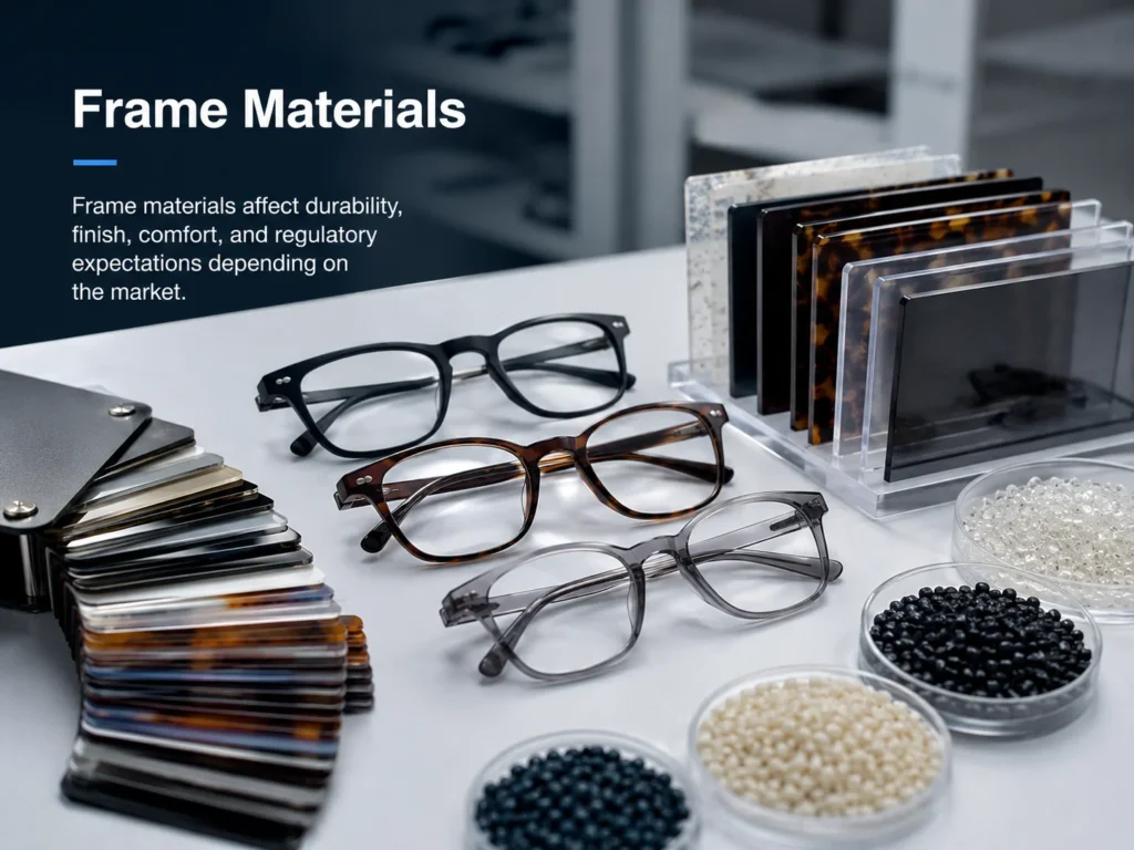 Frame Materials support