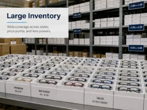 Large Inventory for reading galsses