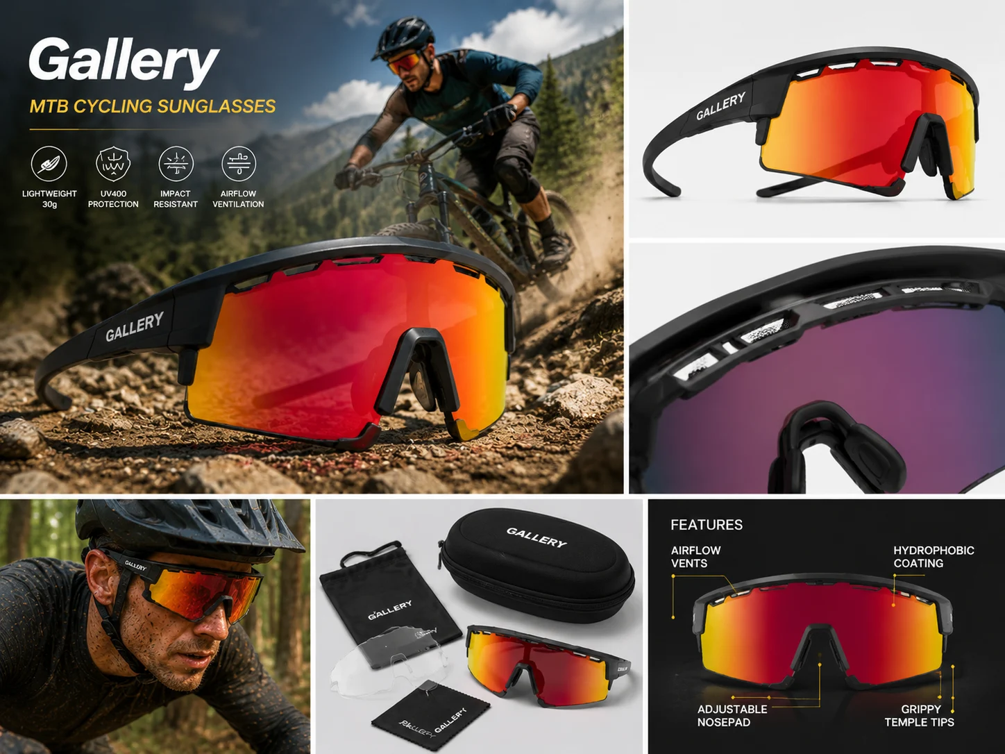 MTB cycling sunglasses gallery
