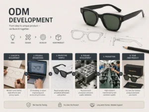 ODM Development process of sunglasses factory