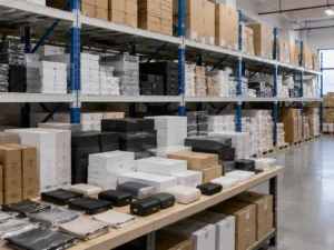 Packaging Warehouse of sunglasses manufacturer
