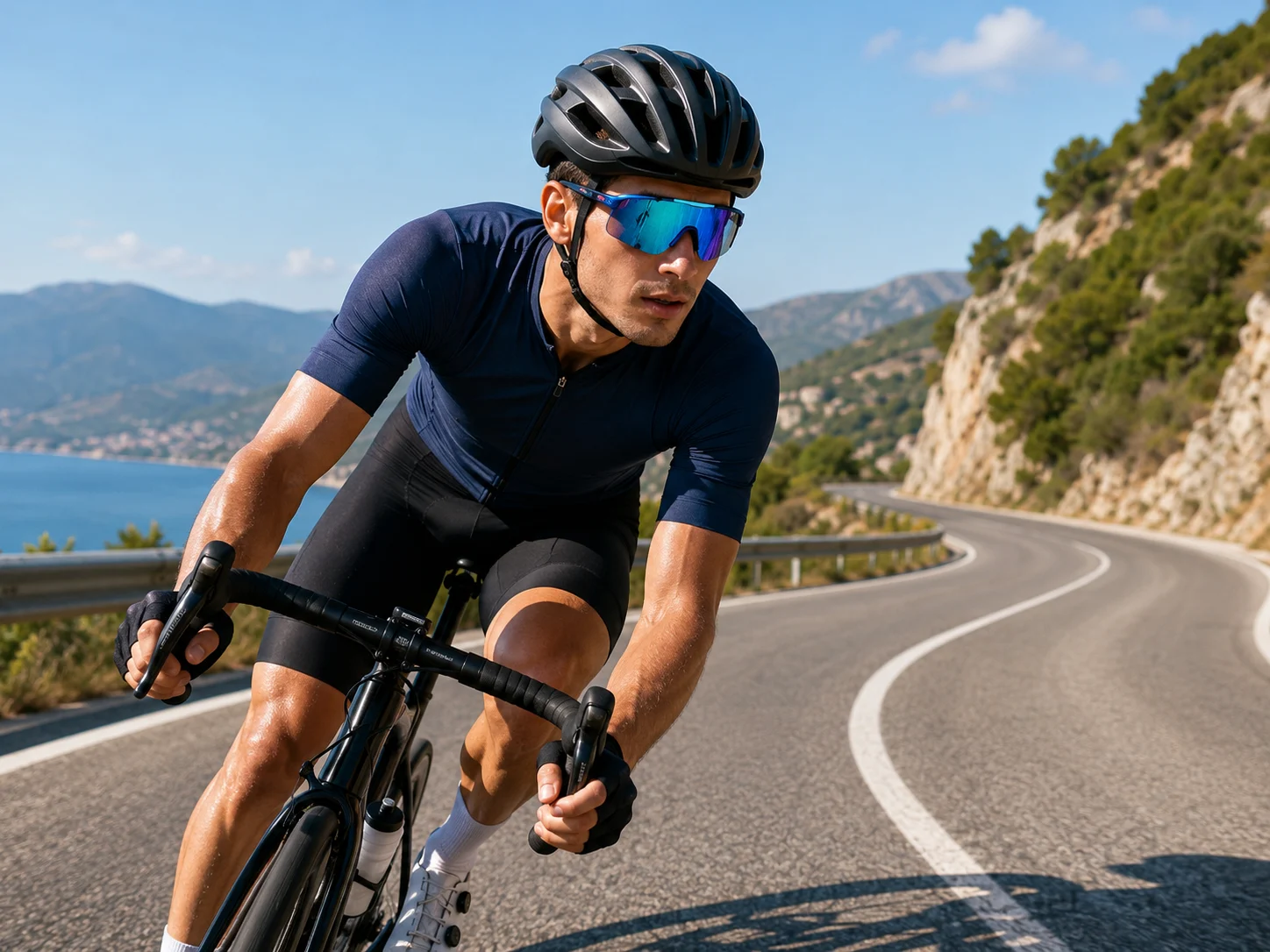 Road Cycling with Cycling sunglasses