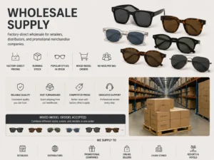 Wholesale Supply from Chinese sunglasses manufacturer