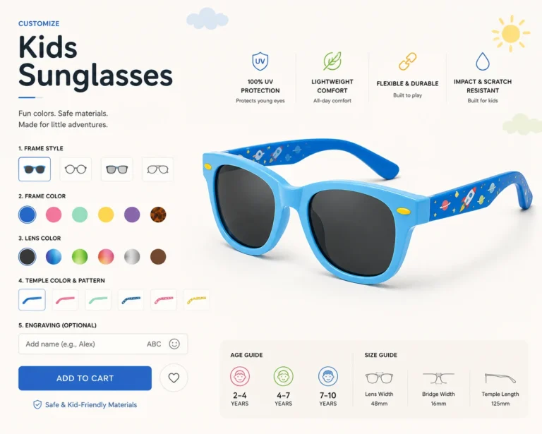 customize Kids Sunglasses