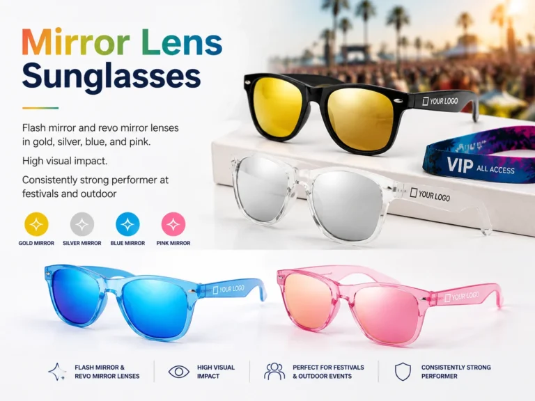 stylish Mirror Lens Sunglasses