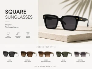 stylish Square Sunglasses