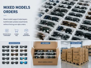 sunglasses factory Mixed Models Orders