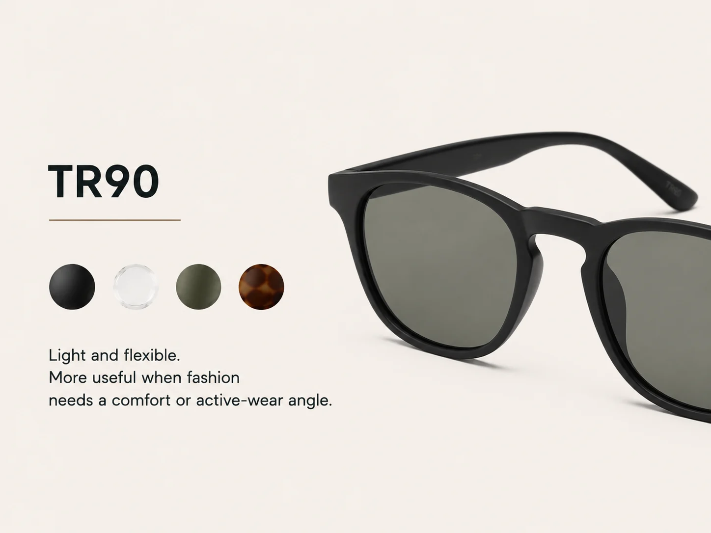 tr90 of fashion sunglasses